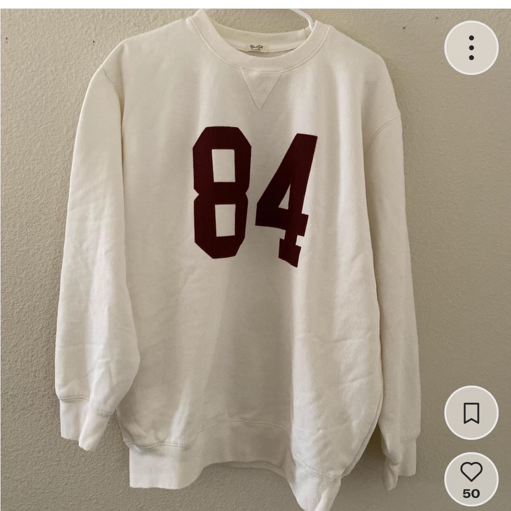Brandy Melville oversized Erica 84 sweatshirt